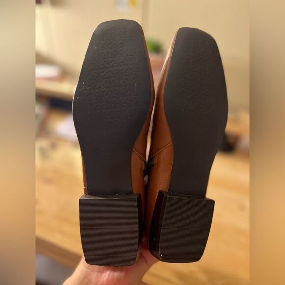 Linea PAOLO Rad ankle boots booties shoes Cognac Womens Size 4.5 New Without Box - Picture 7 of 10